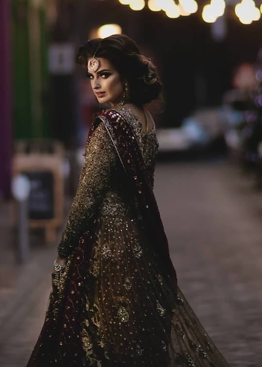 Asian Traditional Bridal Maxi for Wedding #C2034