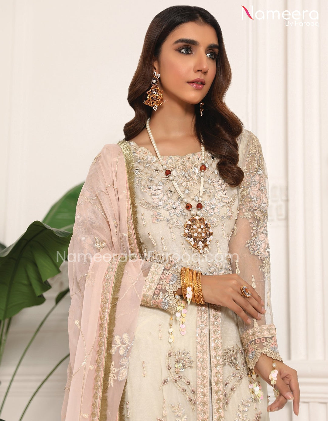 Asim Jofa White Gown