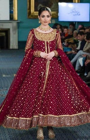 Traditional Mughal Touch Farshi Bridal dress 2019