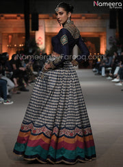  Black and White Lehenga 