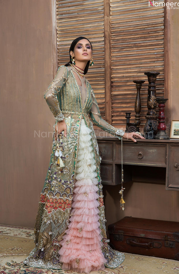 Baby Pink Floral Lehenga