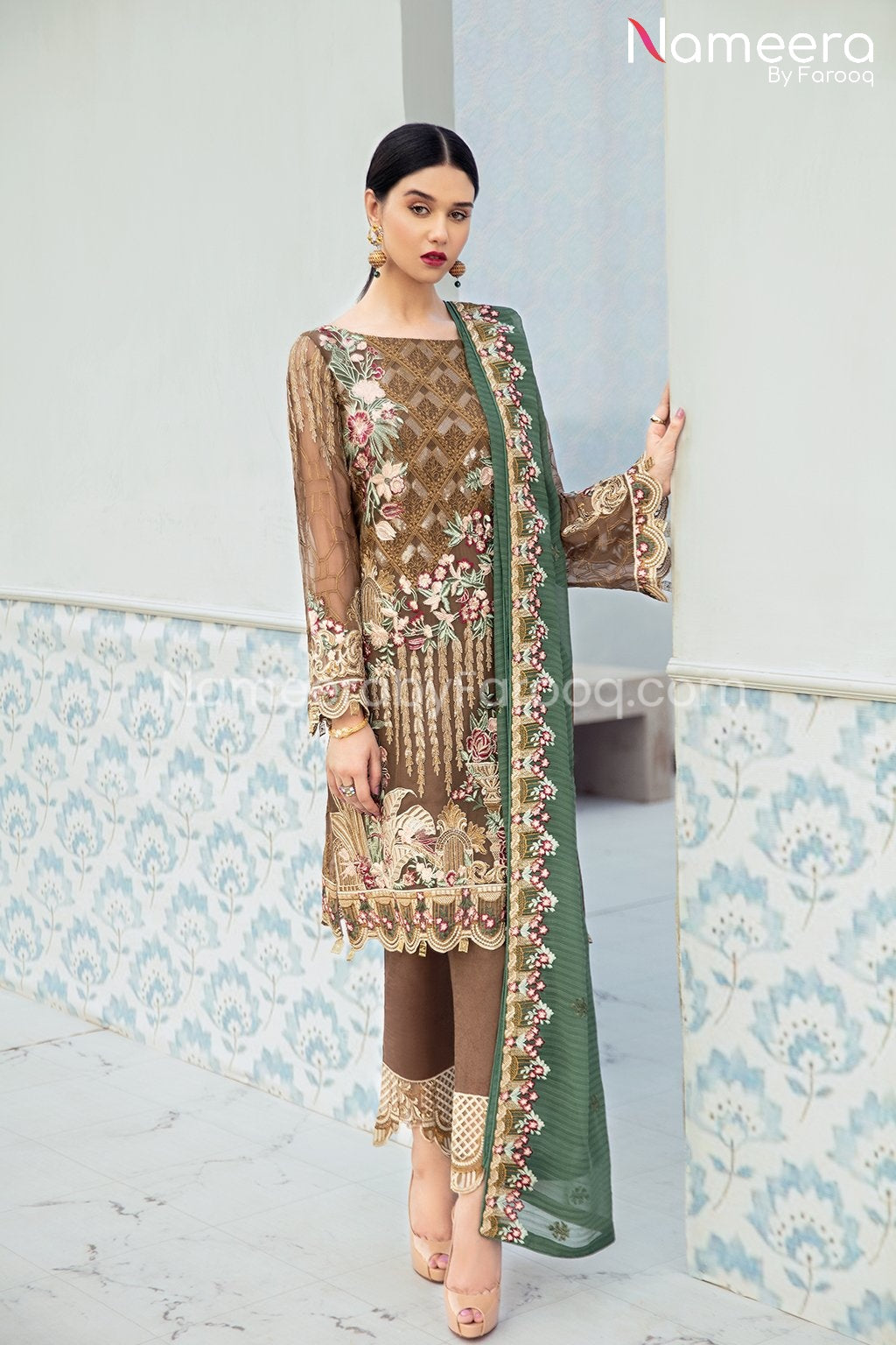 Baroque Embroidered Salwar Kameez