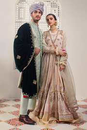 Beautiful Angrakha Style Bridal Dress Pakistani for Nikkah