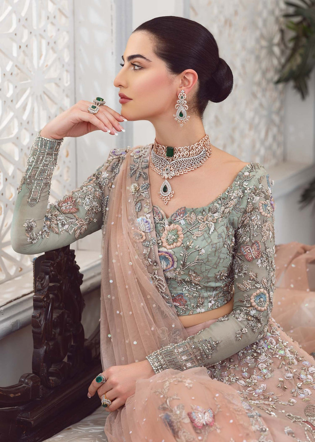 Stunning Pakistani Bridal Lehenga Choli for Weddings