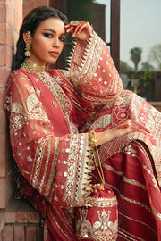 Beautiful Embroidered Organza Sharara Kameez Pakistani Eid Dress