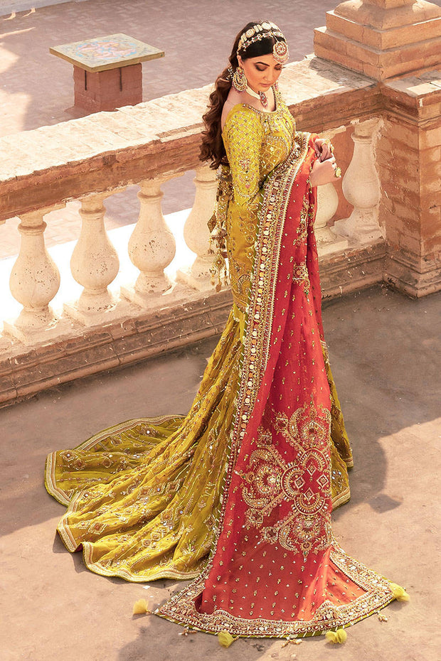 Beautiful Farshi Gharara Kameez Pakistani Bridal Dress