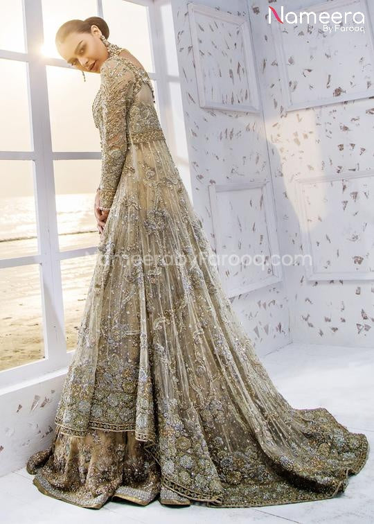 Beautiful Pakistani Bridal Maxi Dress