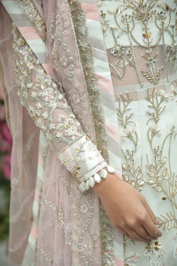 Beautiful Pakistani Wedding Dress in Pishwas Frock Trousers Style