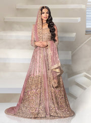 Beautiful Raw Silk Lehenga Frock for Indian Bridal Wear
