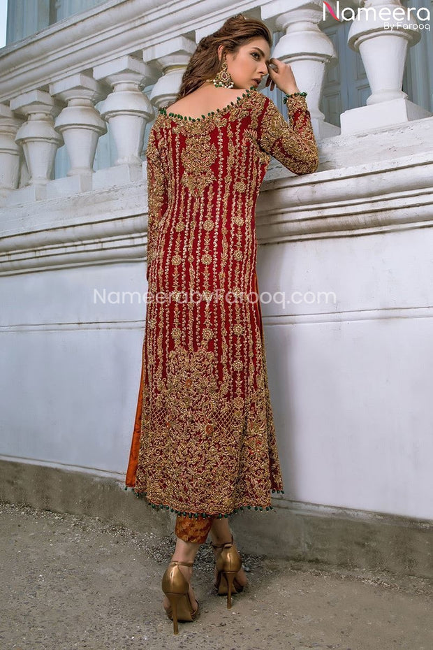 Beautiful Salwar Kameez Online for Wedding Party 2021 – Nameera by Farooq