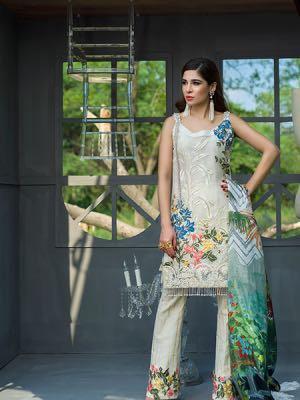 Beautiful Crimson Chiffon Dress With Pure Silk Back