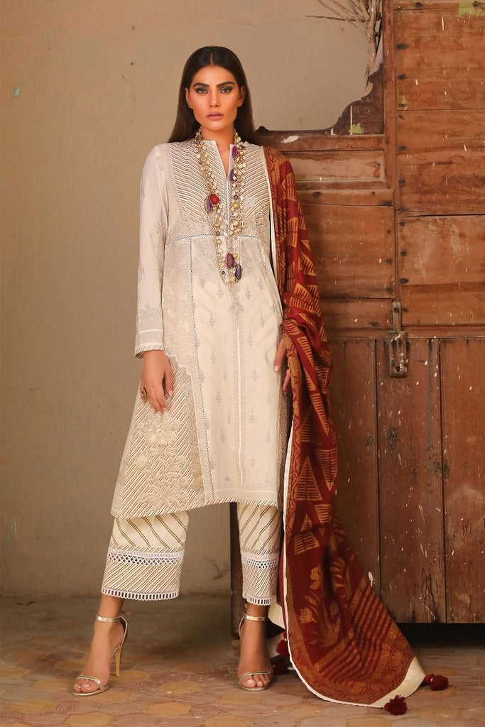 Lawn dress top design 2019