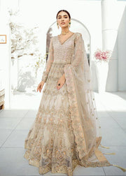 Beige Wedding Party Long Maxi 