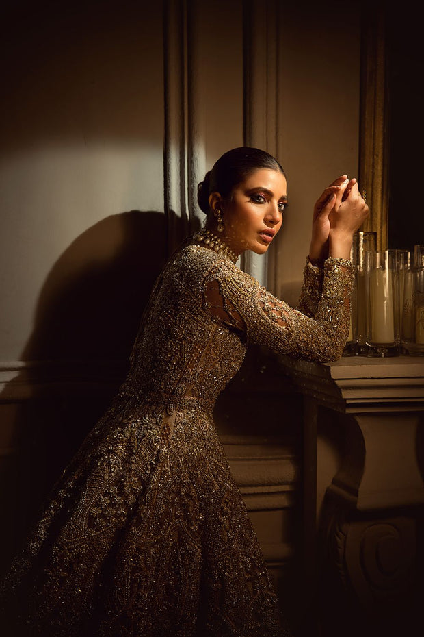 Best Designer Lehenga in Golden for Indian Bridal Wear 2022