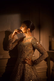 Best Designer Lehenga in Golden for Indian Bridal Wear 2023