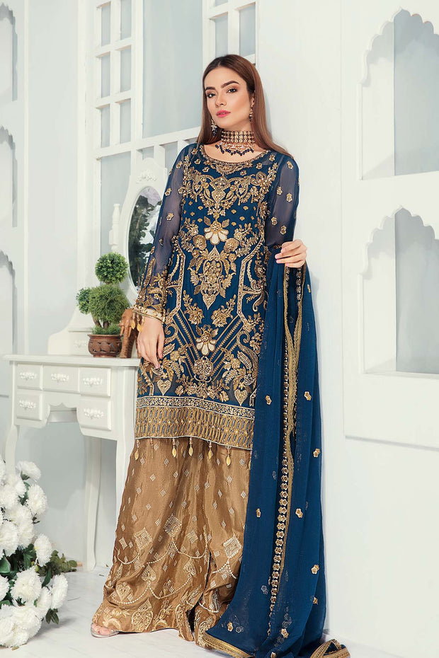 Best Designer Dress with Thread Embroidery