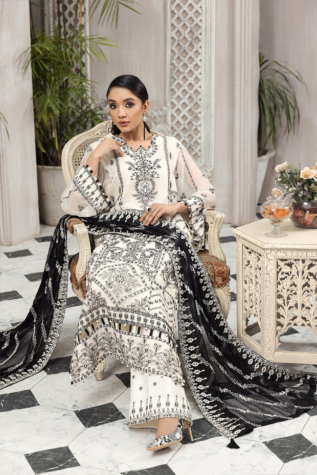 Latest Black And White Salwar Kameez with Embroidery 2022 CUSTOM SIZES Latest Black And White Salwar Kameez with Embroidery 2022 CUSTOM SIZES