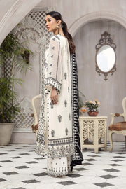 Black And White Salwar Kameez with Embroidery Online