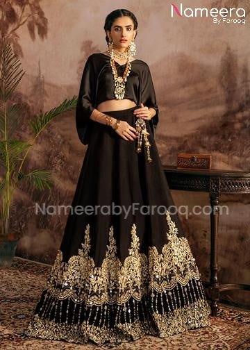 Black Lehenga Skirt