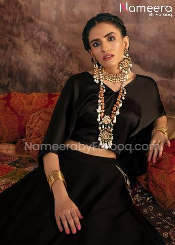 Black Lehenga Skirt 2021