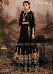 Black Lehenga Skirt