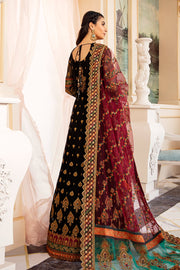 Black Lehnga Choli with Embroidery Backside Look