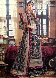 Black Long Kameez Salwar for Pakistani Party Wear