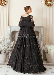 Latest Black Maxi Dress Pakistani for Girls 2021 #PR346