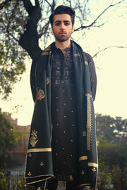 Black Men Sherwani Style Salwar Kameez for Marriage 2022