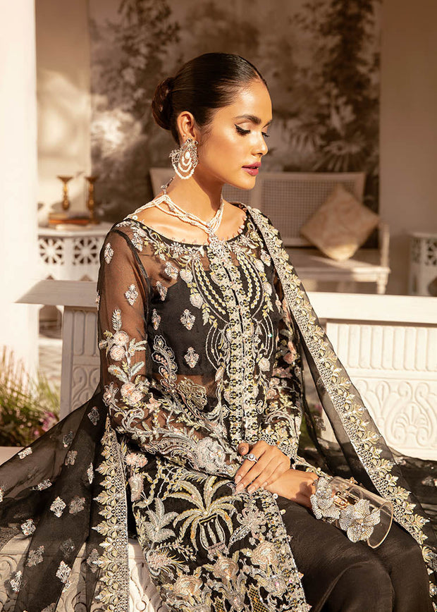 Black Salwar Kameez Pakistani Party Wear Dress
