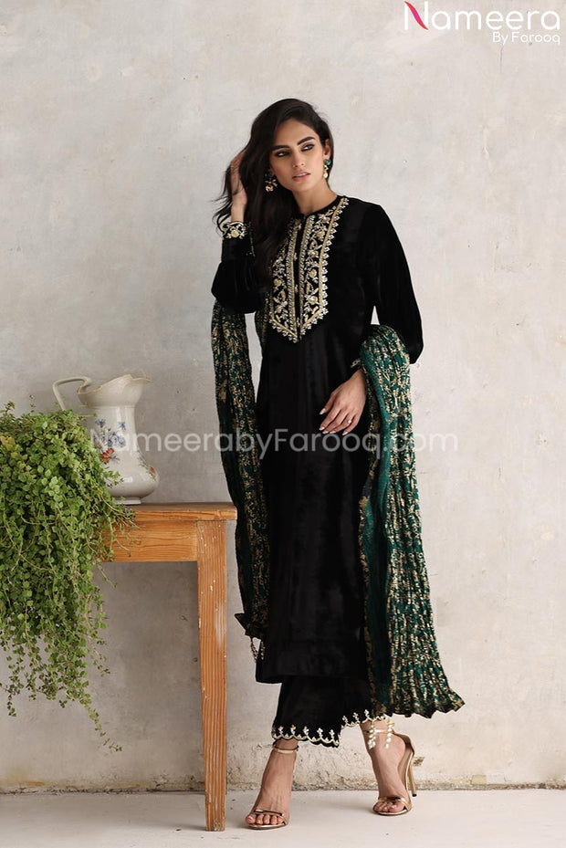 Black Salwar Kameez