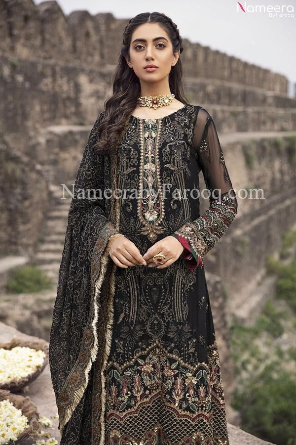Black Salwar Kameez Pakistani 