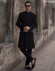 Black Sherwani 