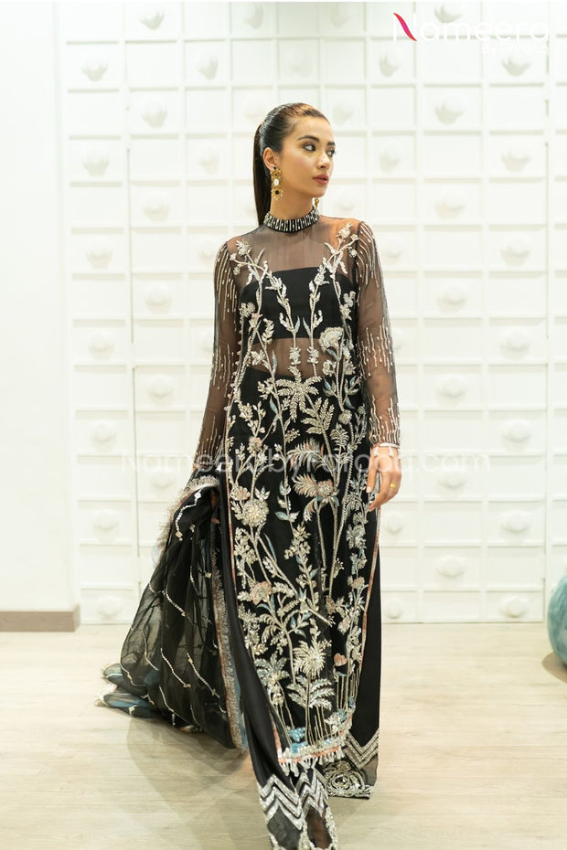 Black Wedding Dress Pakistani