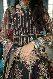 Black Wedding Dress Pakistani in Organza Gown Style Online