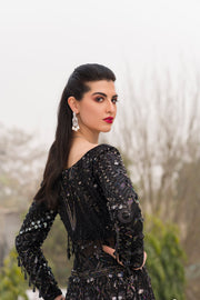 Black Wedding Lehenga 
