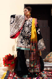 Black White Salwar Kameez