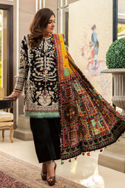 Black White Salwar Kameez for Pakistani Eid Dress