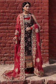 Black and Red Kameez Salwar 
