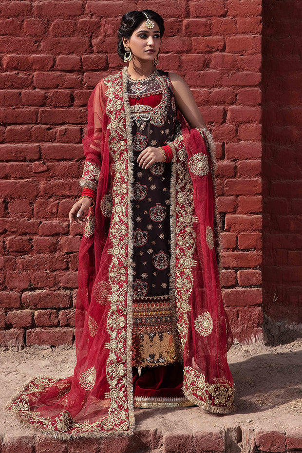 Black and Red Kameez Salwar 