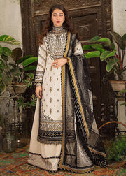 Black and White Long Kameez Sharara Pakistani Party Wear
