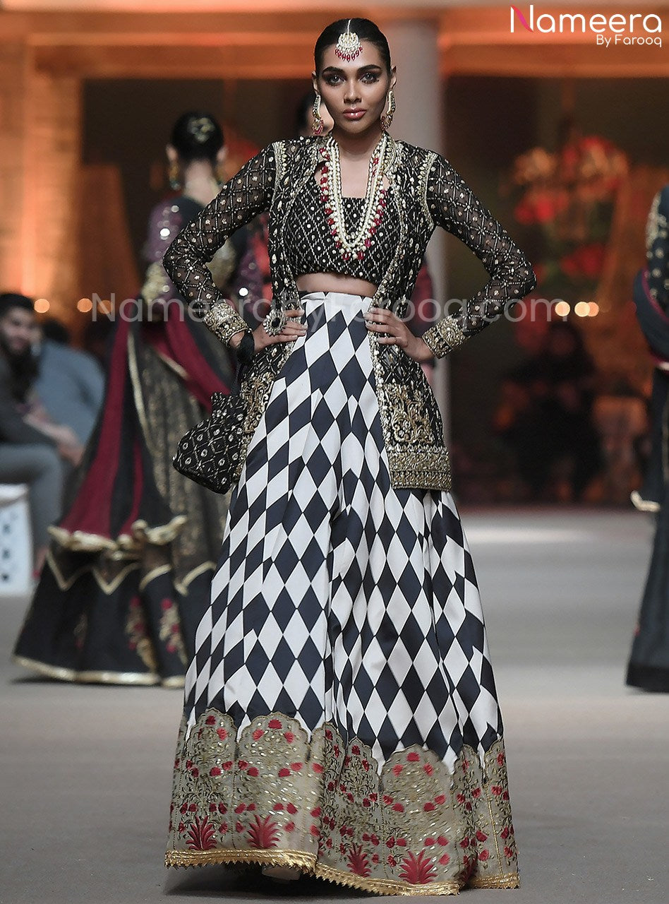 BLACK LEHENGA CHOLI