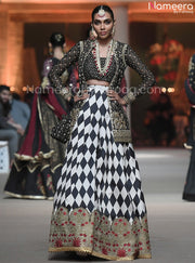 BLACK LEHENGA CHOLI