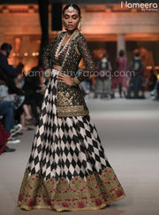 BLACK LEHENGA CHOLI 2021