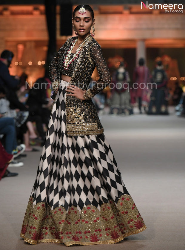BLACK LEHENGA CHOLI 2021