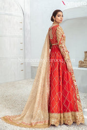 blood red lehenaga 2021