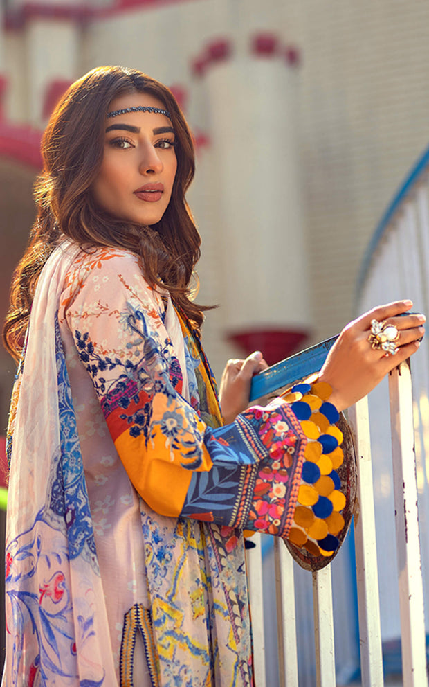 Blue Kameez Salwar
