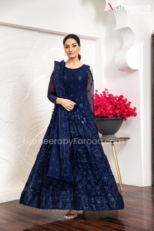 Blue Lehenga Choli Designs