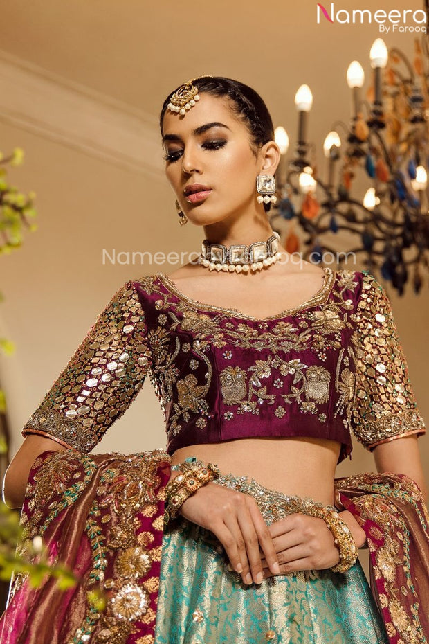 Blue Lehenga Choli