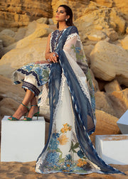 Blue Salwar Kameez Pakistani Eid Dress
